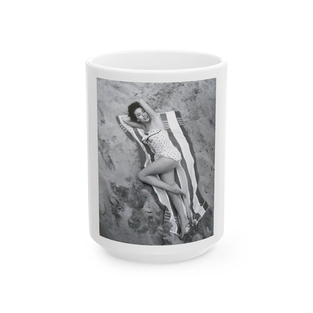 Rita Moreno #42 (Vintage Female Icon) White Coffee Mug-15oz-Go Mug Yourself