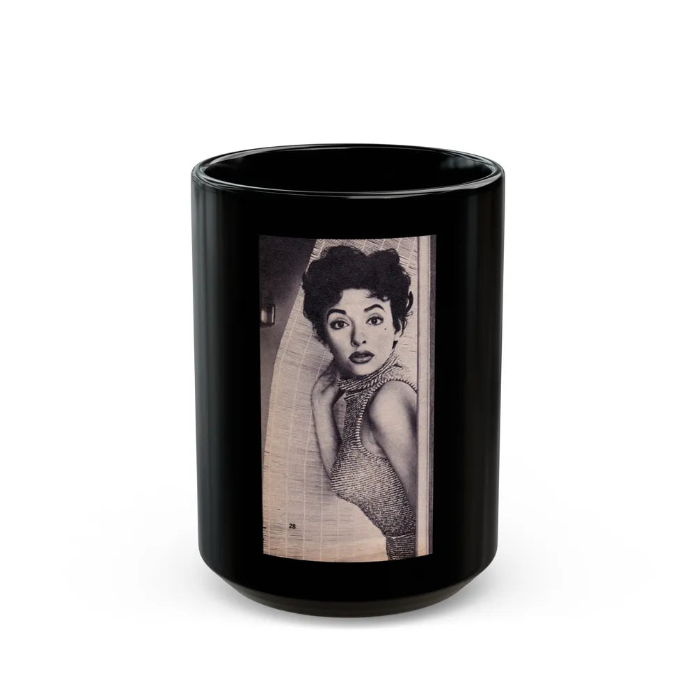 Rita Moreno #63 (Vintage Female Icon) Black Coffee Mug-15oz-Go Mug Yourself