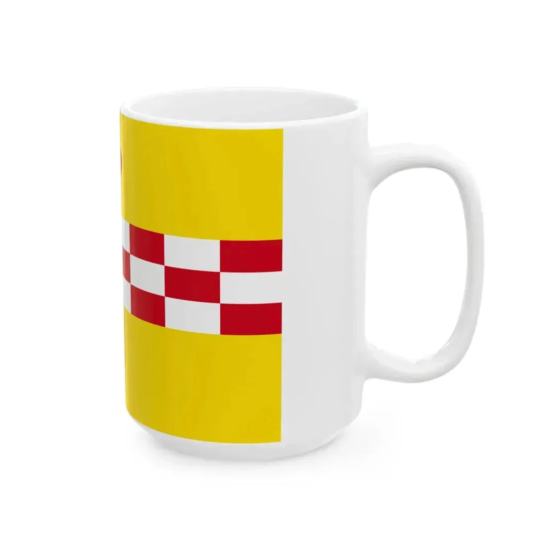 Rixensart vlag (Belgium) White Coffee Mug - Go Mug Yourself