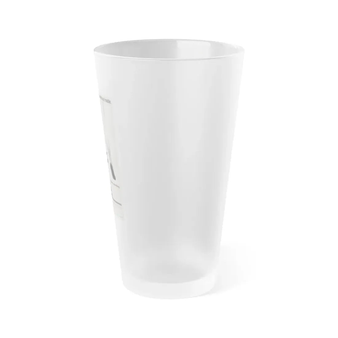 ROAD MOVIE 1973 Movie Poster - Frosted Pint Glass 16oz - Go Mug Yourself