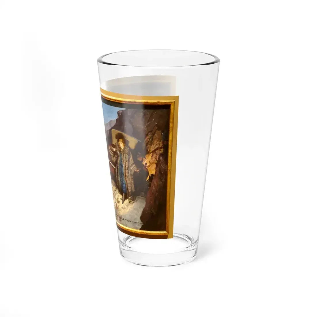 Roads of Doubt by William MacLeon Raine, Woman's Home Companion, February 1925 (Magazine Illustration) Pint Glass 16oz - Go Mug Yourself