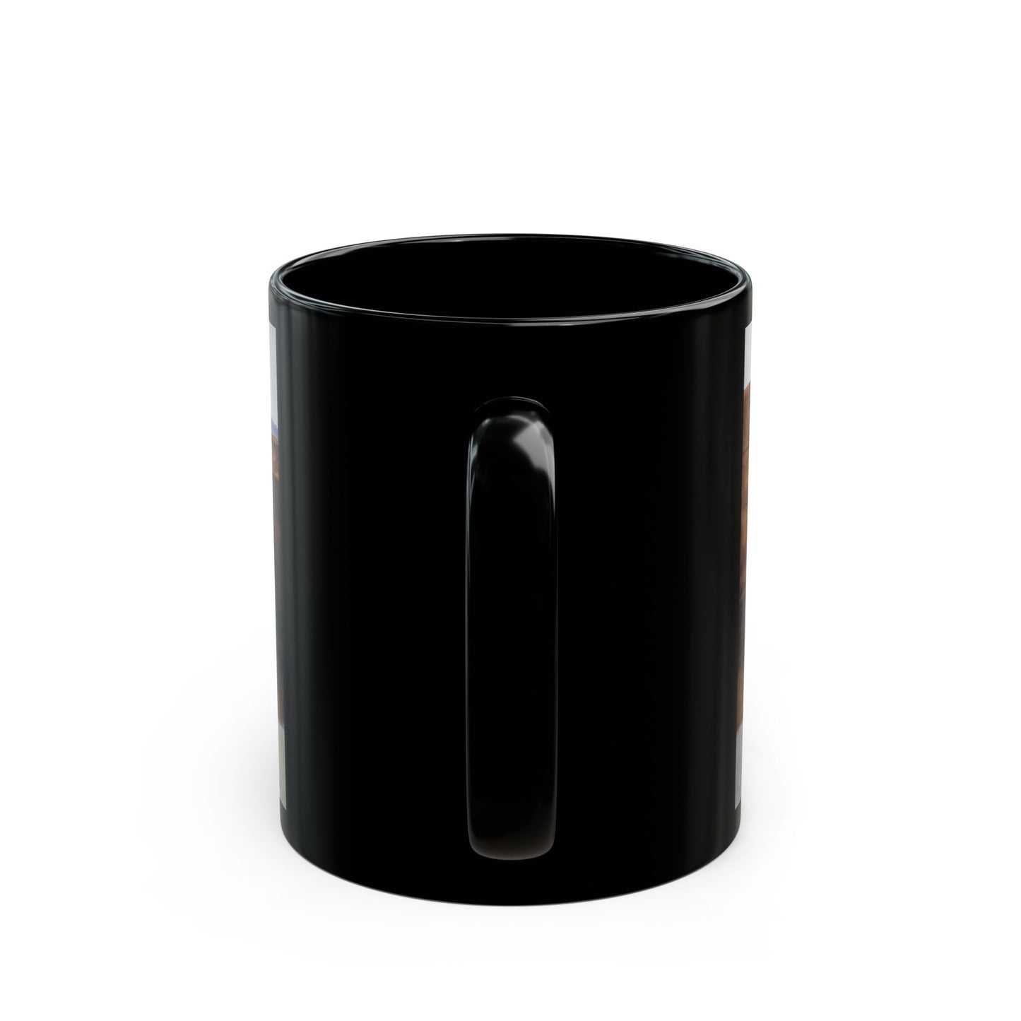 Robert McGinnis (1926-) Beyond The Shining River - Black Coffee Mug-Go Mug Yourself