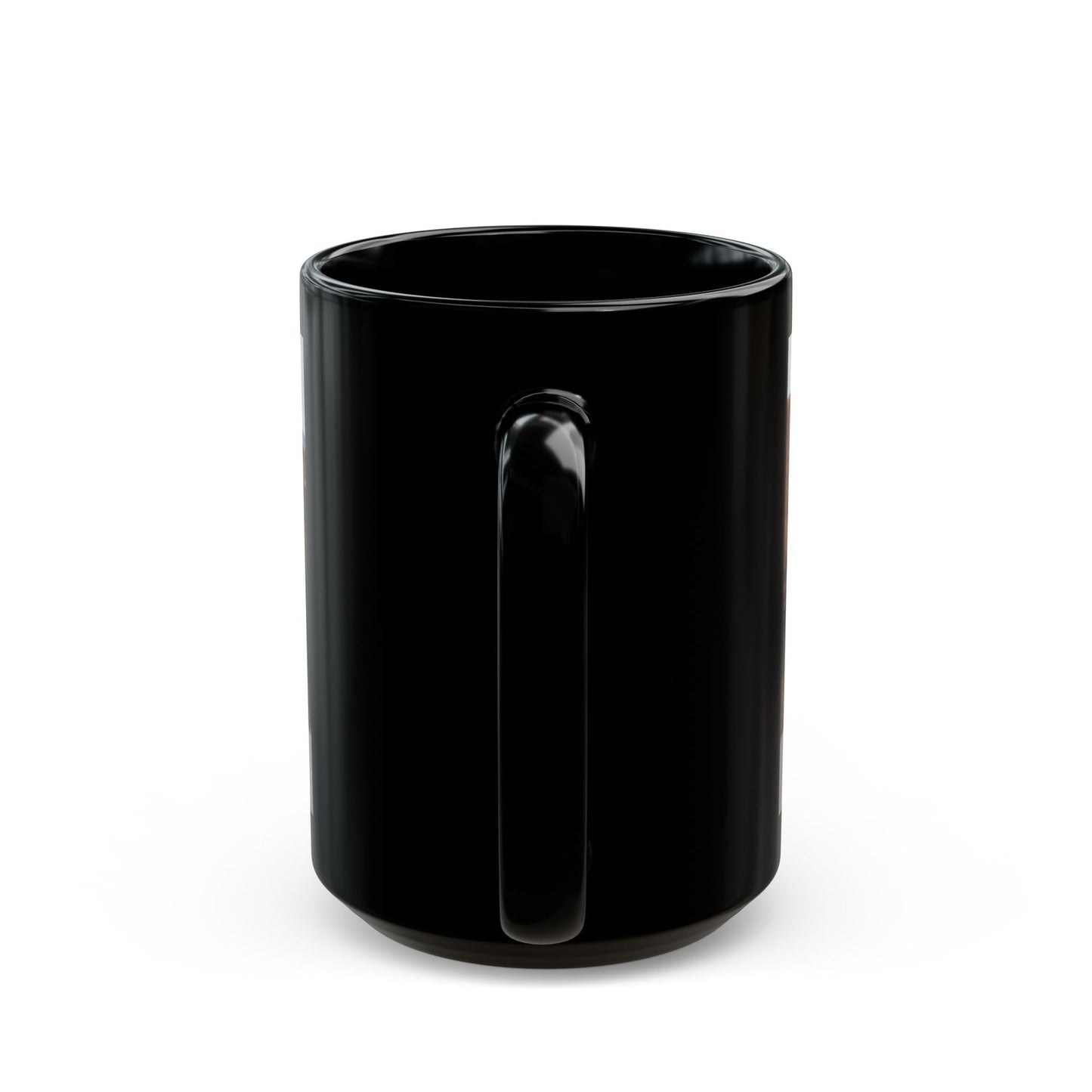 Robert McGinnis (1926-) Beyond The Shining River - Black Coffee Mug-Go Mug Yourself