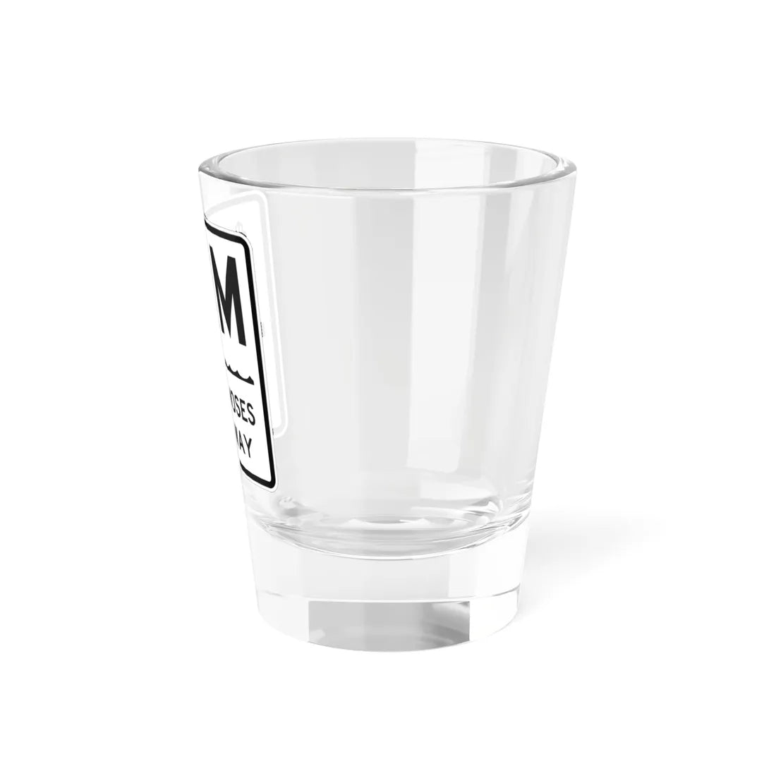 Robert Moses Cswy Shield (New York) (Road Sign) Shot Glass 1.5oz - Go Mug Yourself