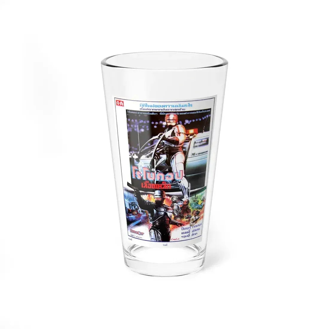 ROBOCOP (THAI) 1987 Movie Poster - Pint Glass 16oz 16oz - Go Mug Yourself