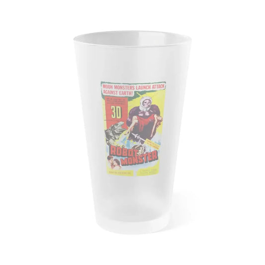 ROBOT MONSTER (2) 1953 Movie Poster - Frosted Pint Glass 16oz 16oz Frosted - Go Mug Yourself