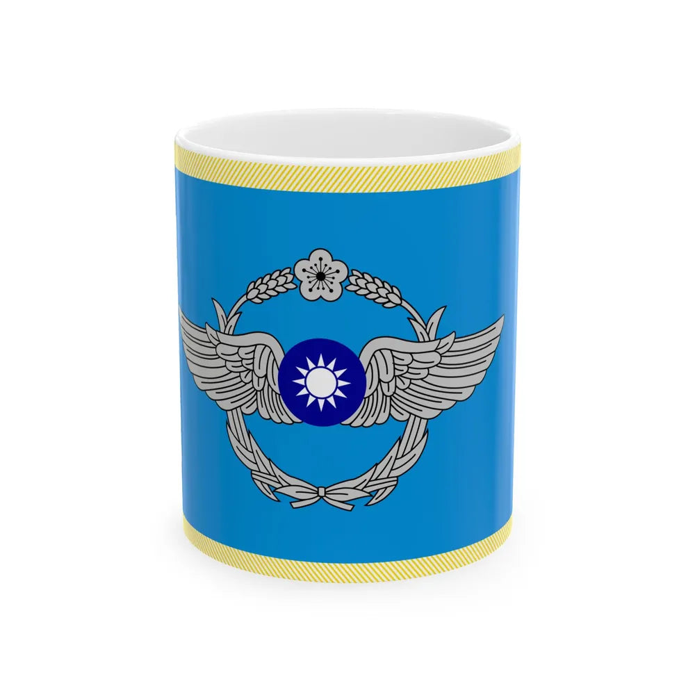 ROC Air Force Academy Flag (China) White Coffee Mug 11oz - Go Mug Yourself
