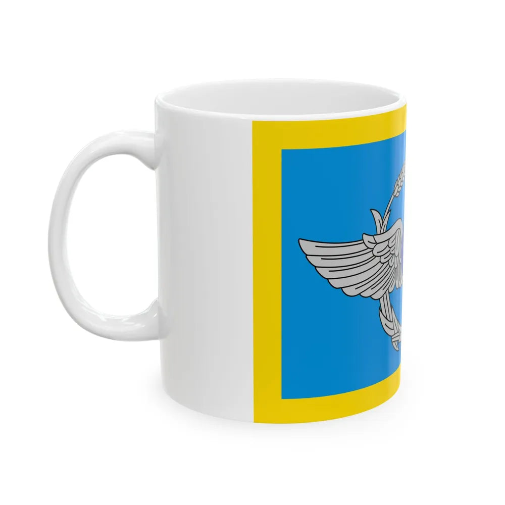 ROC Commanding General of Air Force Flag (China) White Coffee Mug - Go Mug Yourself