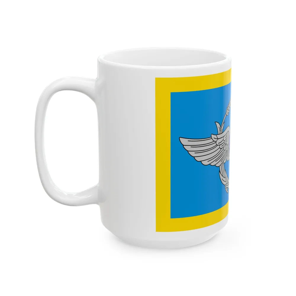 ROC Commanding General of Air Force Flag (China) White Coffee Mug - Go Mug Yourself