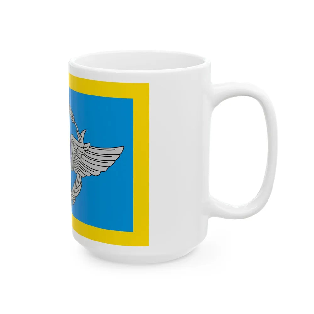 ROC Commanding General of Air Force Flag (China) White Coffee Mug - Go Mug Yourself