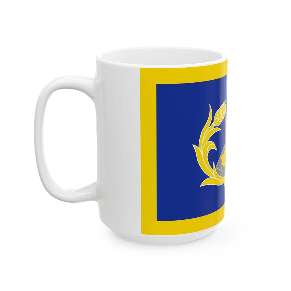 ROC Commanding General of Combined Service Force Flag (China) White Coffee Mug - Go Mug Yourself