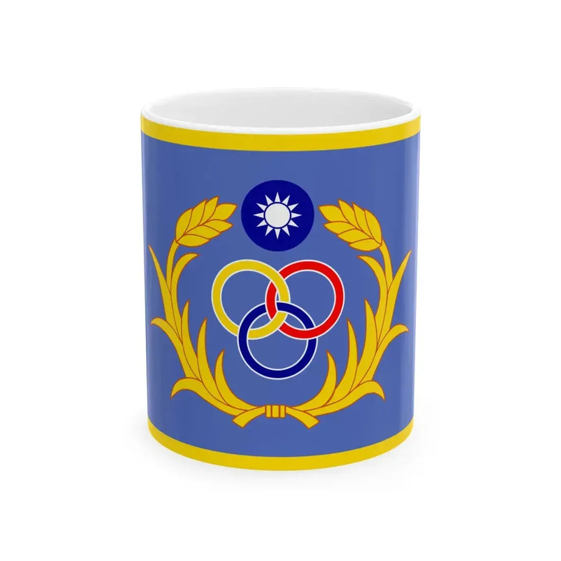 ROC Commanding General of Garrison Flag (China) White Coffee Mug 11oz - Go Mug Yourself
