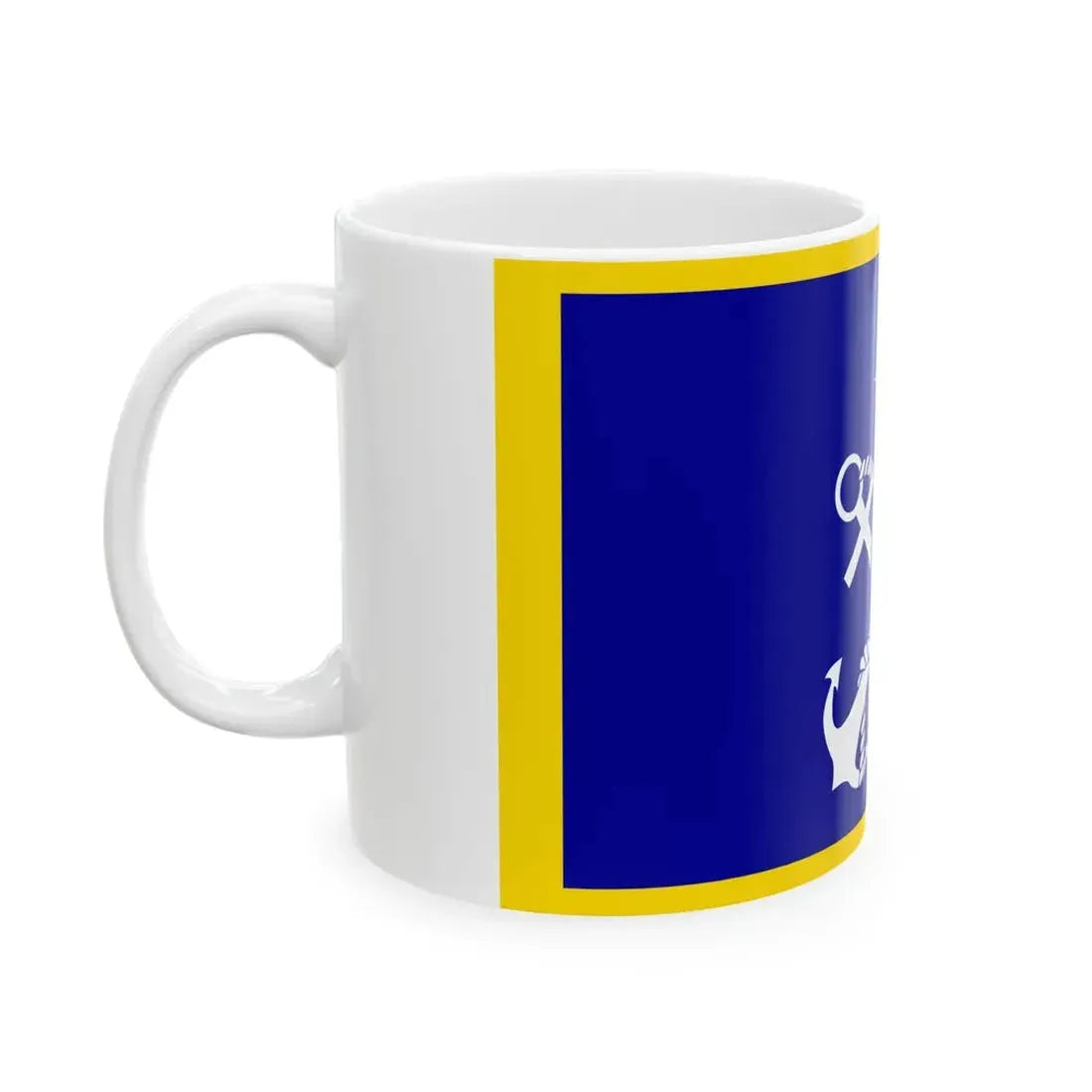 ROC Commanding General of Navy Flag (China) White Coffee Mug - Go Mug Yourself