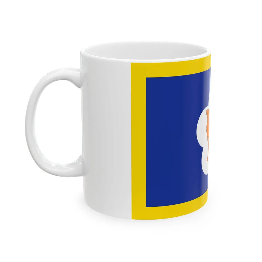 ROC CSF Commander-in-Chiefs Flag 1958 (China) White Coffee Mug - Go Mug Yourself