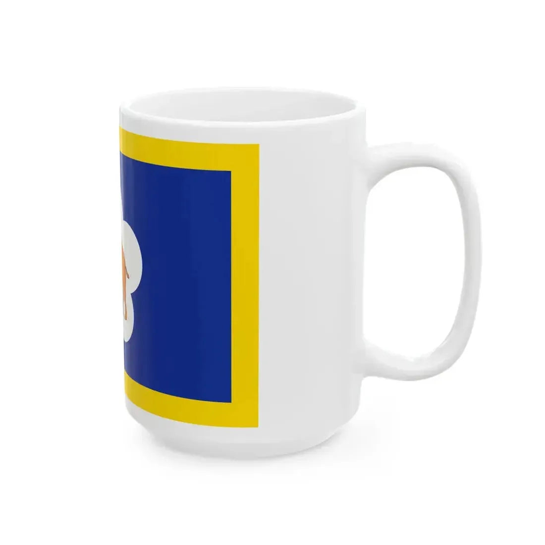 ROC CSF Commander-in-Chiefs Flag 1958 (China) White Coffee Mug - Go Mug Yourself