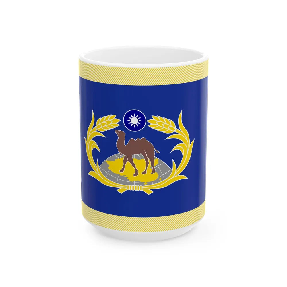 ROC CSF Unit Flag 1962 (China) White Coffee Mug 15oz - Go Mug Yourself