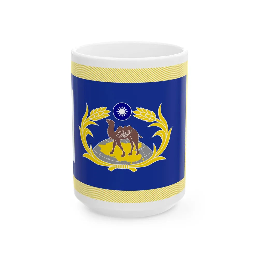 ROC CSF Unit Flag 1964 (China) White Coffee Mug 15oz - Go Mug Yourself