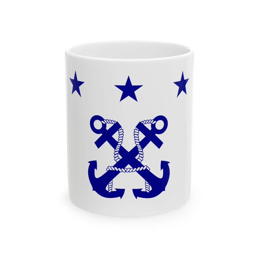 ROC Deputy Chiefs of General Staffs Flag 1947 (China) White Coffee Mug 11oz - Go Mug Yourself