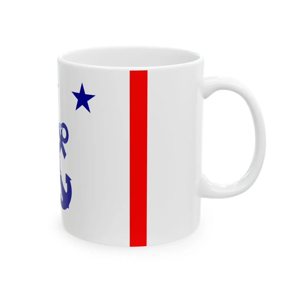 ROC Deputy Chiefs of General Staffs Flag 1947 (China) White Coffee Mug - Go Mug Yourself