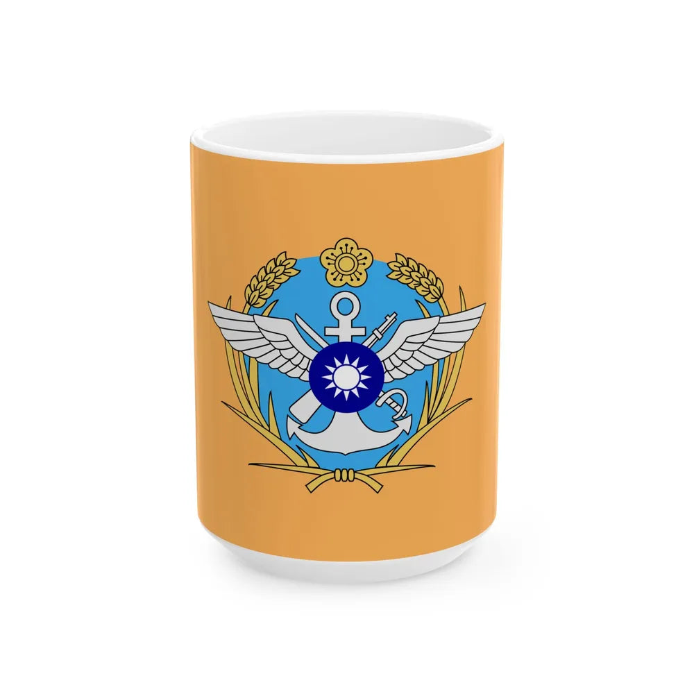 ROC Deputy Chiefs of General Staffs Flag (China) White Coffee Mug 15oz - Go Mug Yourself