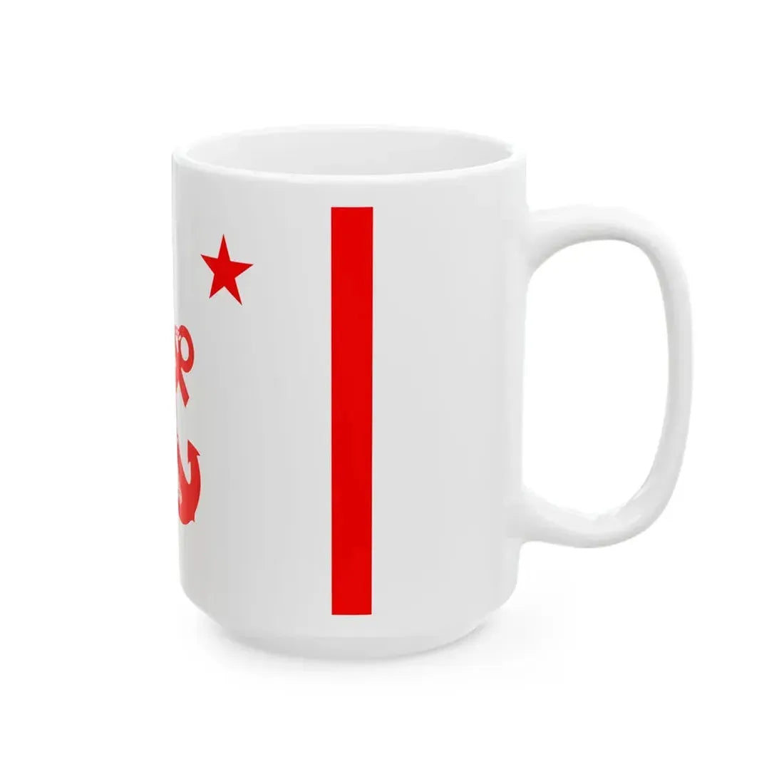 ROC Deputy Minister of National Defense Flag 1947 (China) White Coffee Mug - Go Mug Yourself