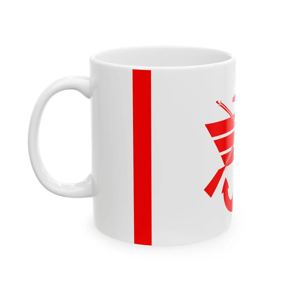 ROC Deputy Minister of National Defense Flag 1950 (China) White Coffee Mug - Go Mug Yourself