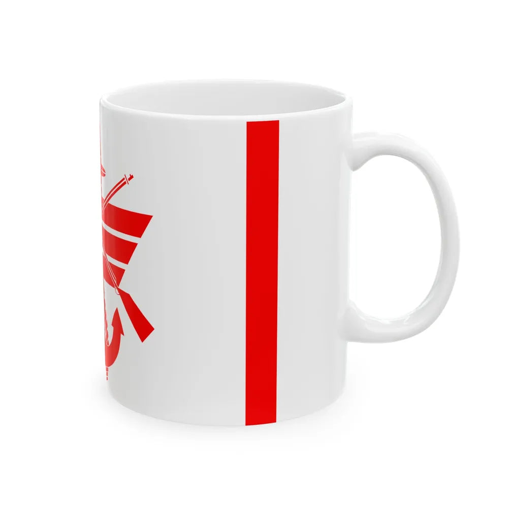ROC Deputy Minister of National Defense Flag 1950 (China) White Coffee Mug - Go Mug Yourself