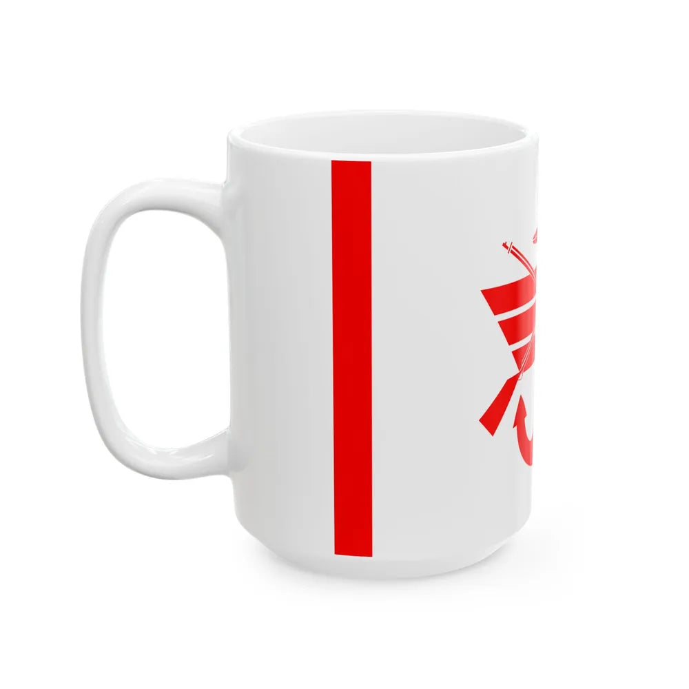 ROC Deputy Minister of National Defense Flag 1950 (China) White Coffee Mug - Go Mug Yourself