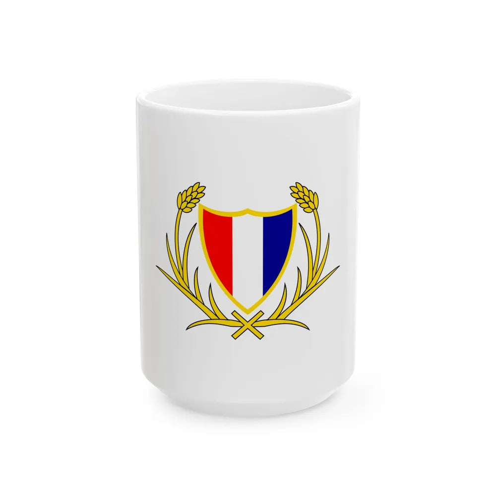 ROC Deputy Minister of National Defense Flag 1958 (China) White Coffee Mug 15oz - Go Mug Yourself