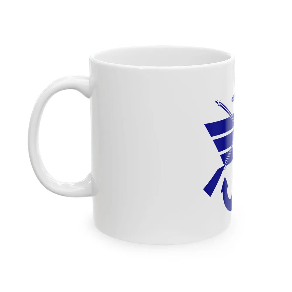 ROC General Chief of Staff of the Ministry of National Defense Flag 1950 (China) White Coffee Mug - Go Mug Yourself