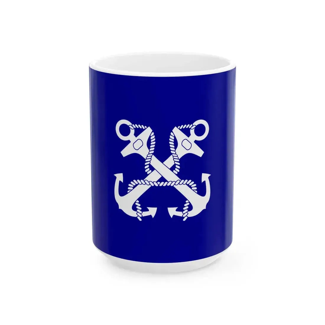ROC Minister of Marine Flag (China) White Coffee Mug 15oz - Go Mug Yourself
