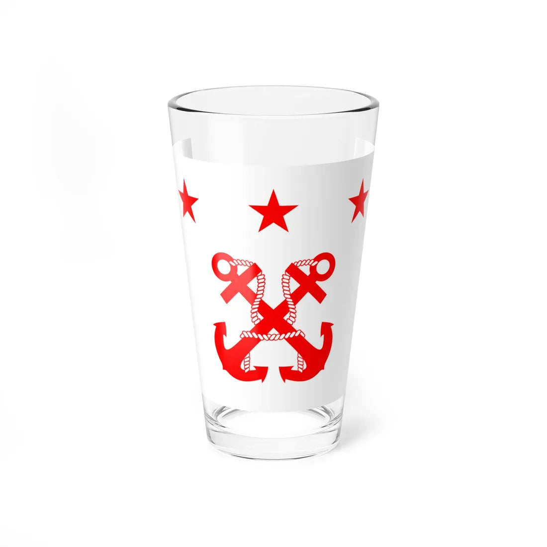 ROC Minister of National Defense Flag 1947 (China) Pint Glass 16oz 16oz - Go Mug Yourself