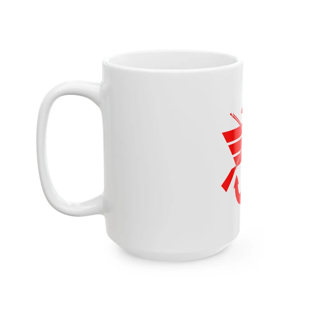 ROC Minister of National Defense Flag 1950 (China) White Coffee Mug - Go Mug Yourself