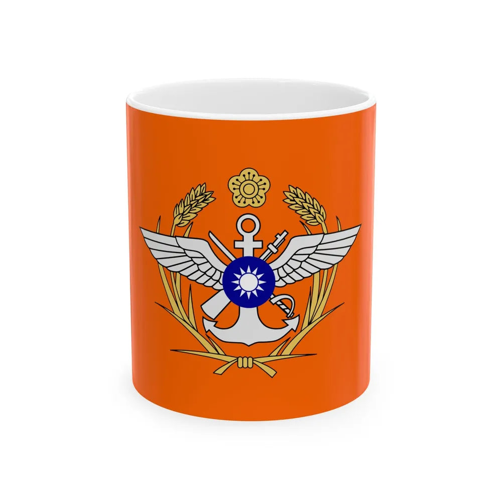 ROC Ministry of National Defense Flag (China) White Coffee Mug 11oz - Go Mug Yourself