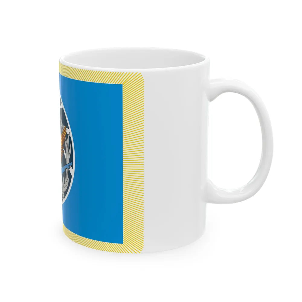 ROC NDU Air Command and Staff College Flag (China) White Coffee Mug - Go Mug Yourself