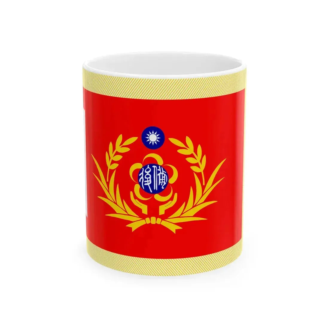ROC RMF Unit Flag (China) White Coffee Mug 11oz - Go Mug Yourself
