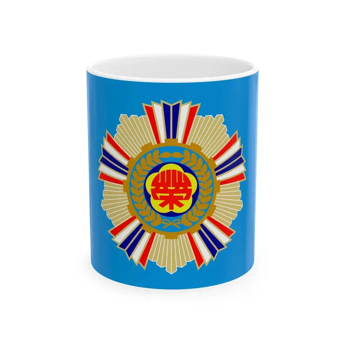 ROC Veterans Affairs Council Flag (China) White Coffee Mug 11oz - Go Mug Yourself