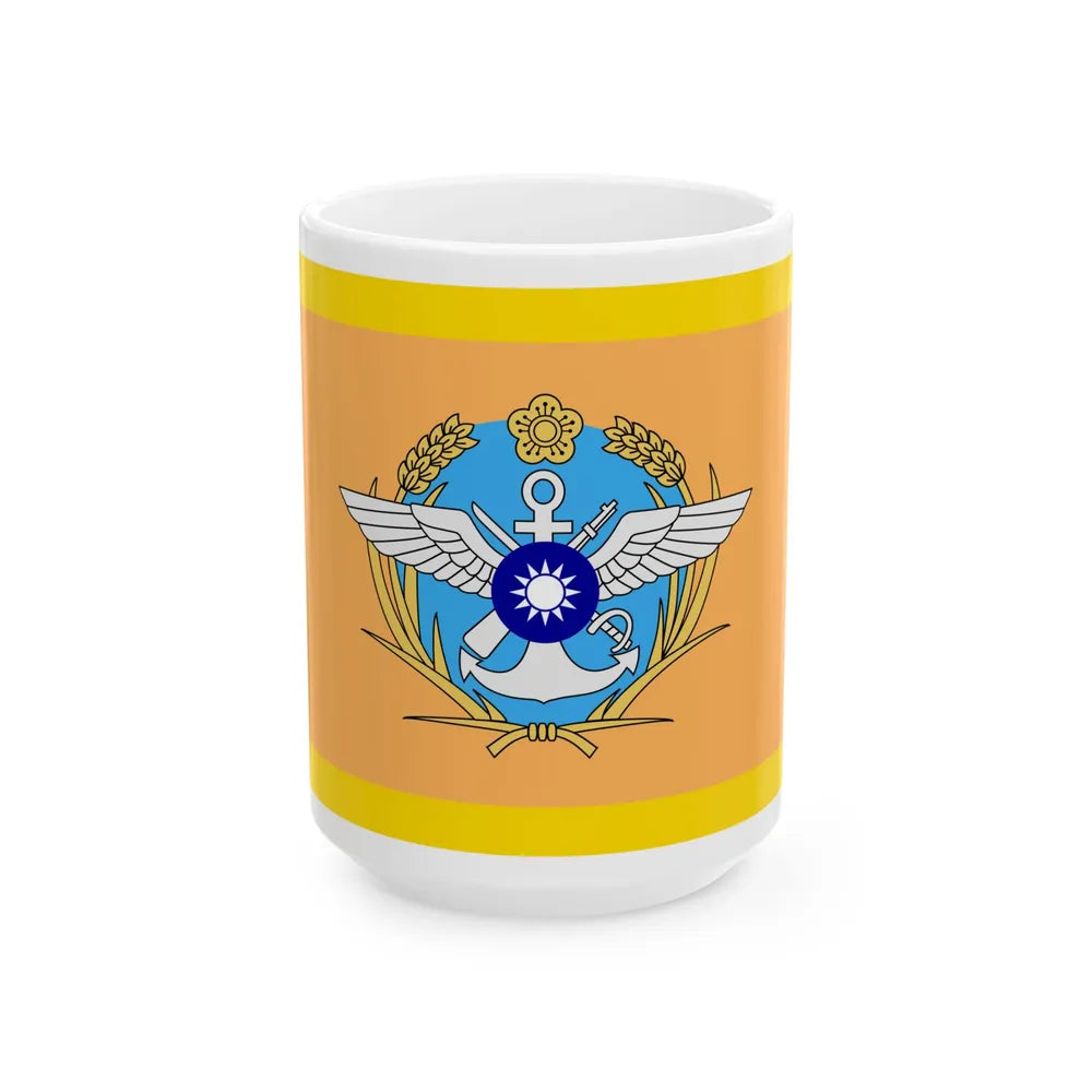 ROC Vice Chief of General Staffs Flag (China) White Coffee Mug 15oz - Go Mug Yourself
