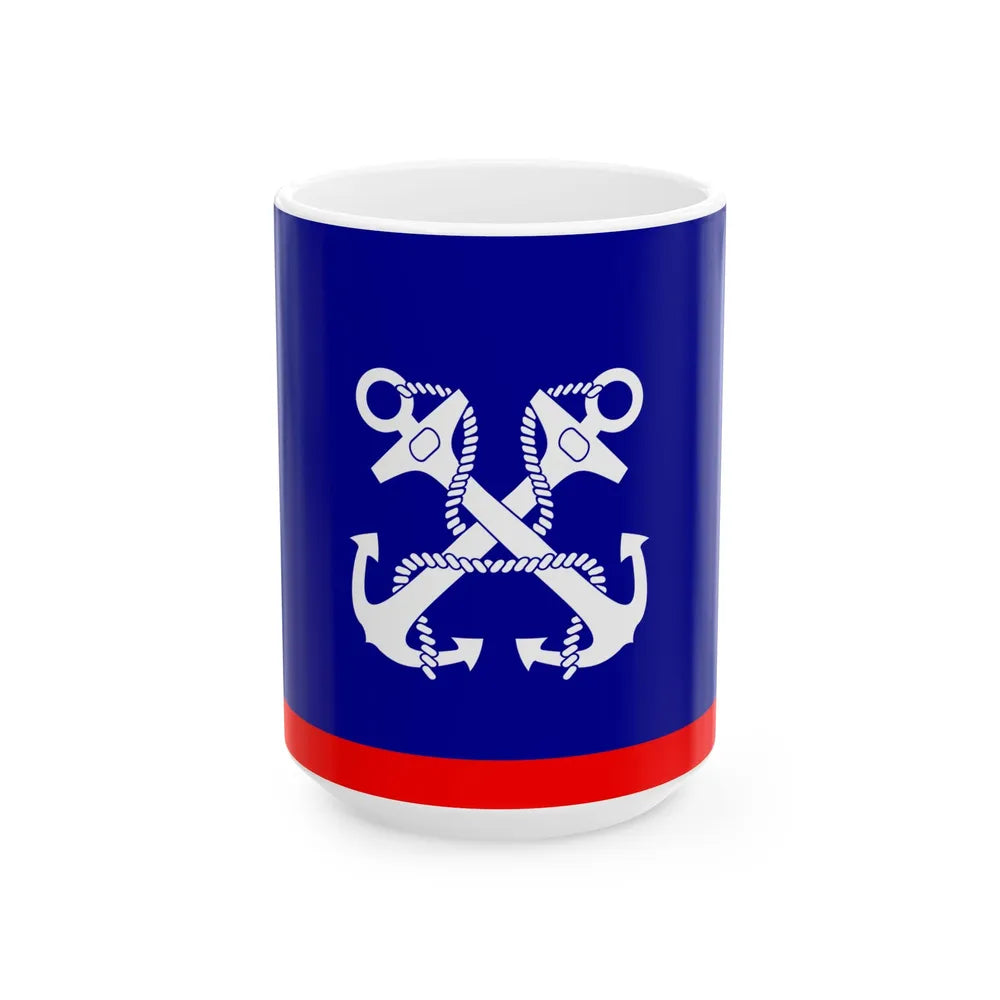 ROC Vice Minister of Marine Flag (China) White Coffee Mug 15oz - Go Mug Yourself