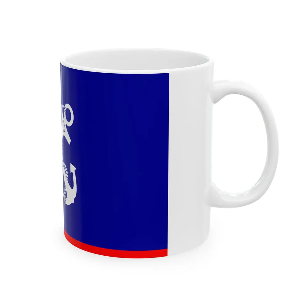 ROC Vice Minister of Marine Flag (China) White Coffee Mug - Go Mug Yourself