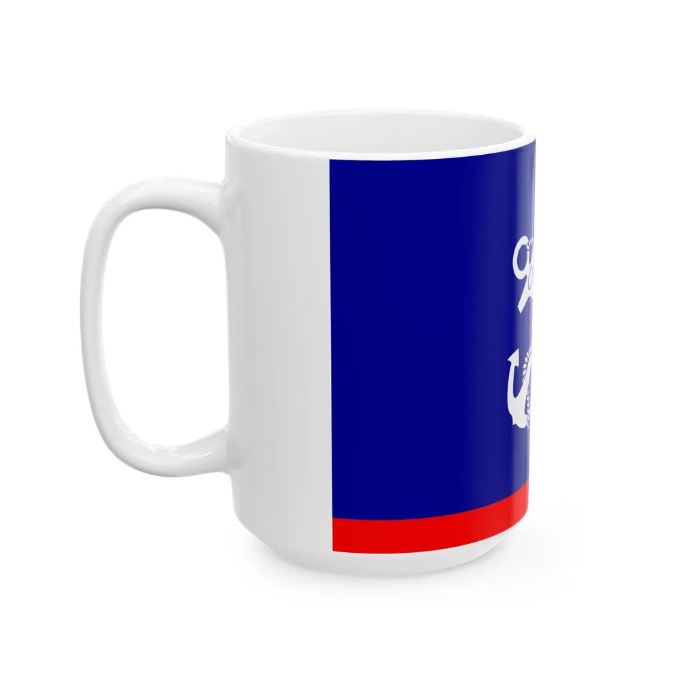 ROC Vice Minister of Marine Flag (China) White Coffee Mug - Go Mug Yourself