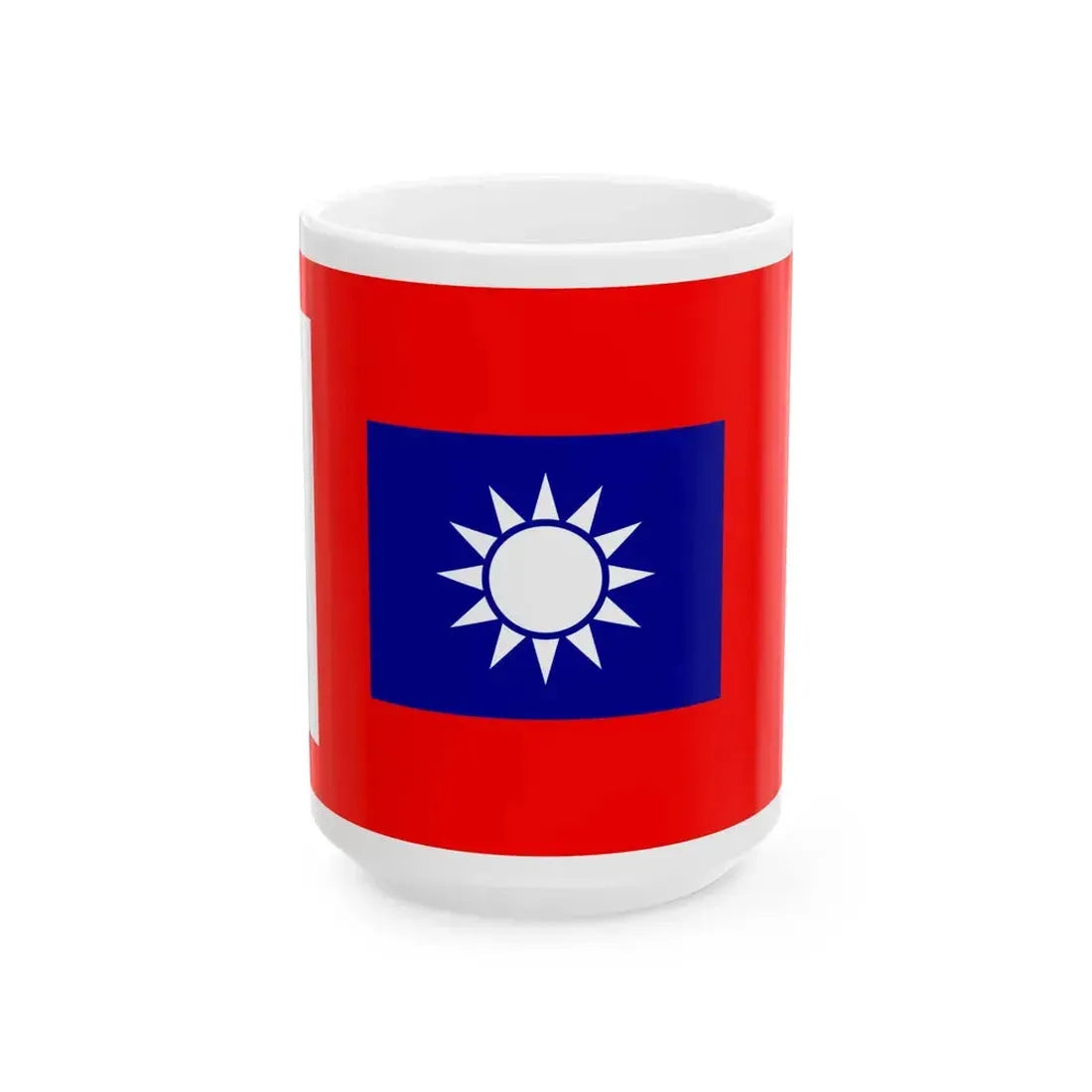 ROCA Battalion Flag 1934-Infantry (China) White Coffee Mug 15oz - Go Mug Yourself