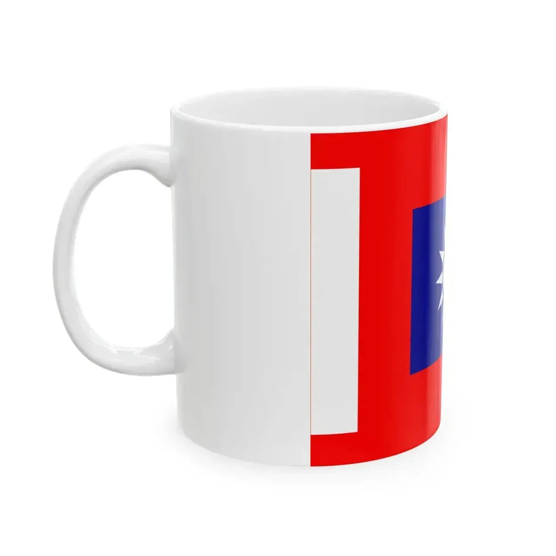 ROCA Battalion Flag 1934-Infantry (China) White Coffee Mug - Go Mug Yourself