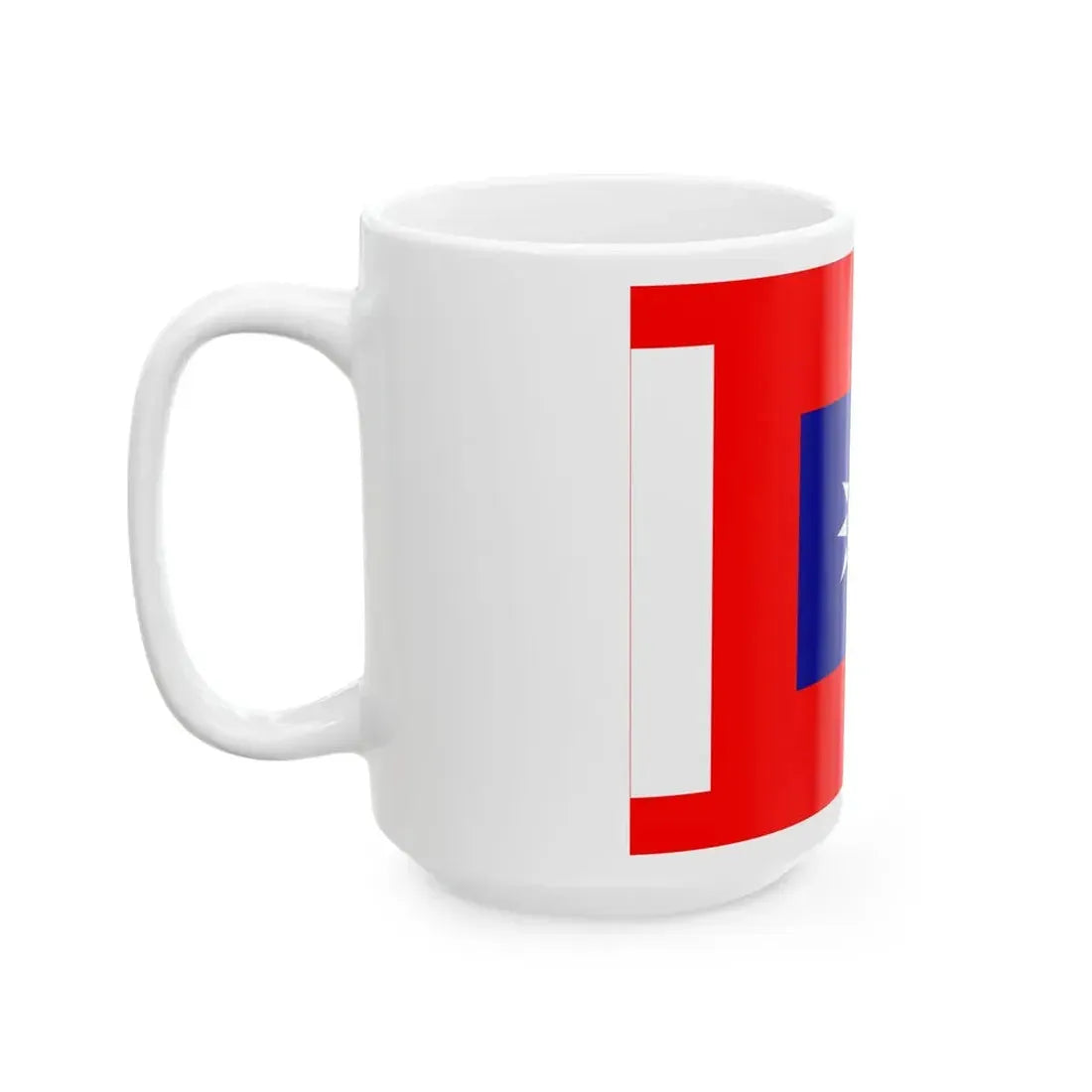 ROCA Battalion Flag 1934-Infantry (China) White Coffee Mug - Go Mug Yourself
