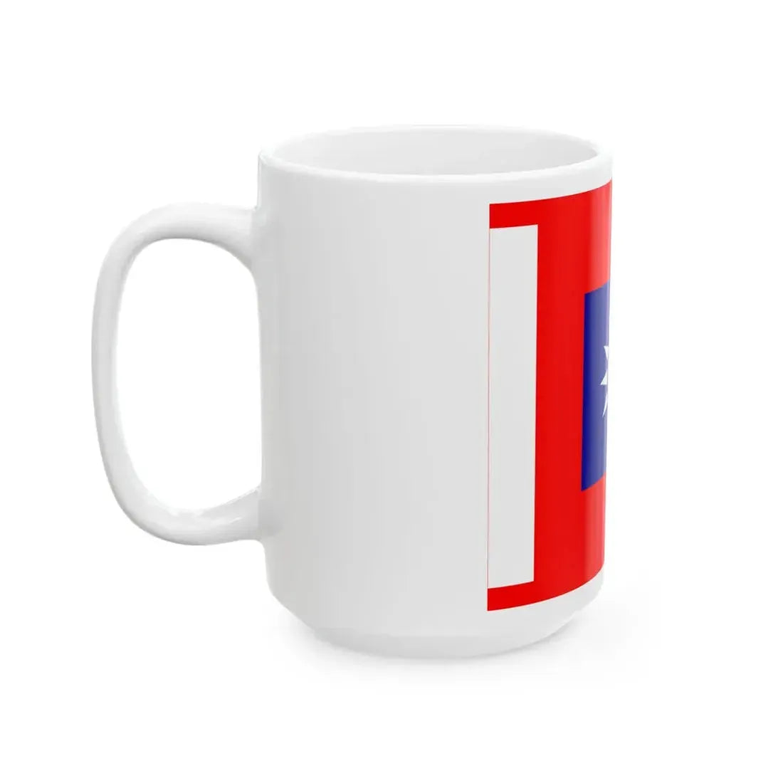 ROCA Battalion Flag 1953 (China) White Coffee Mug - Go Mug Yourself