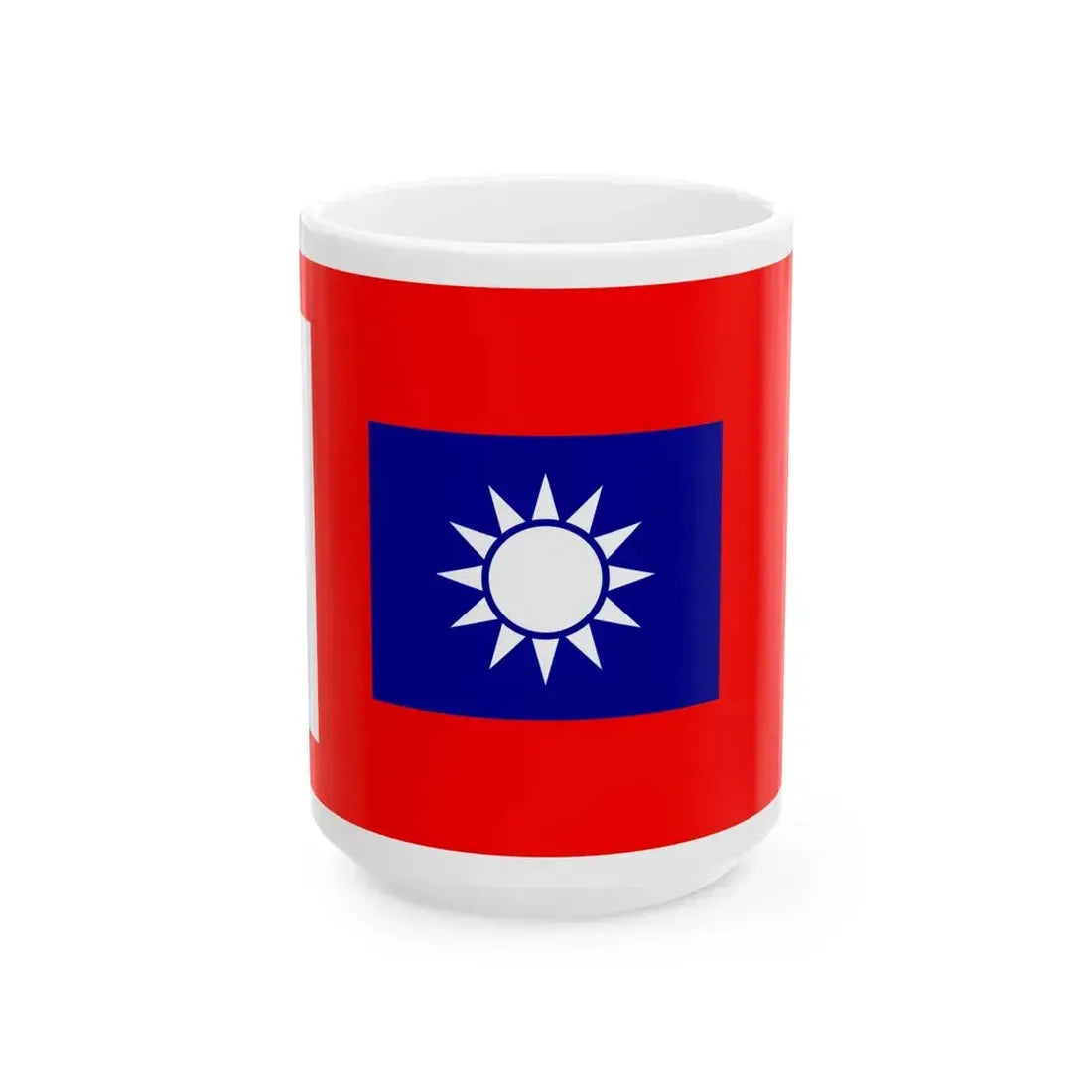 ROCA Company Flag 1934-Infantry (China) White Coffee Mug 15oz - Go Mug Yourself
