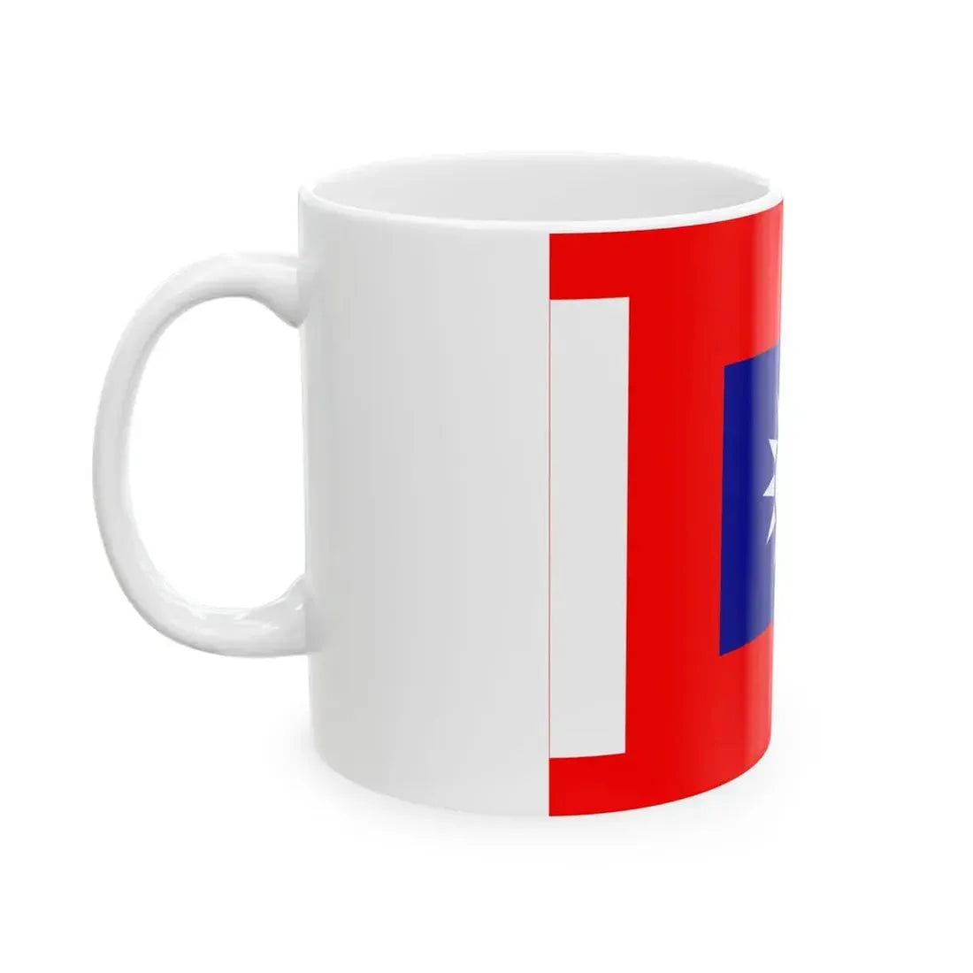 ROCA Company Flag 1934-Infantry (China) White Coffee Mug - Go Mug Yourself