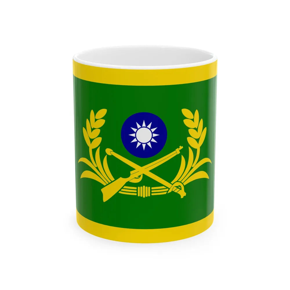 ROCA Deputy Commander-in-Chiefs Flag (China) White Coffee Mug 11oz - Go Mug Yourself