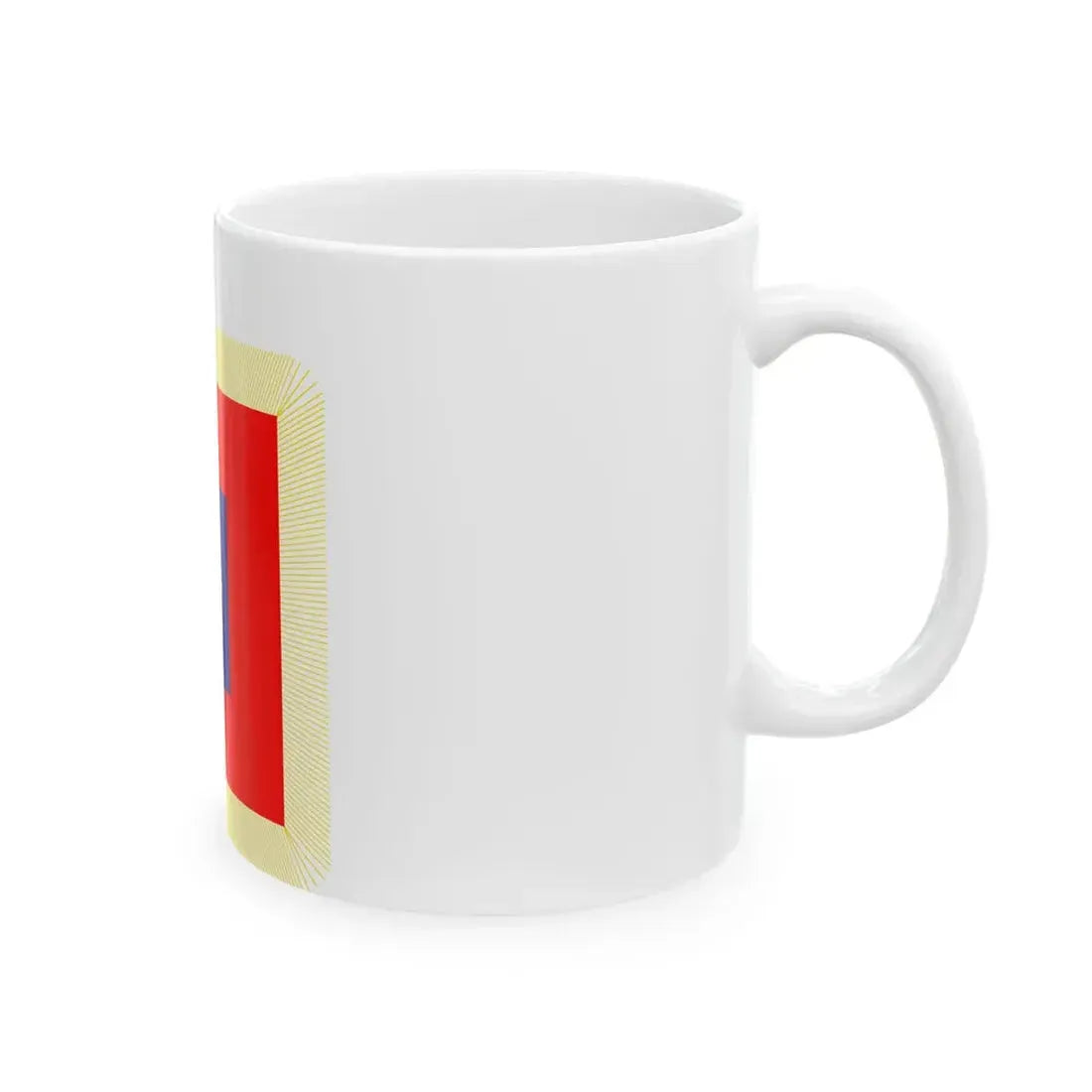 ROCA Division Flag 1953 (China) White Coffee Mug - Go Mug Yourself