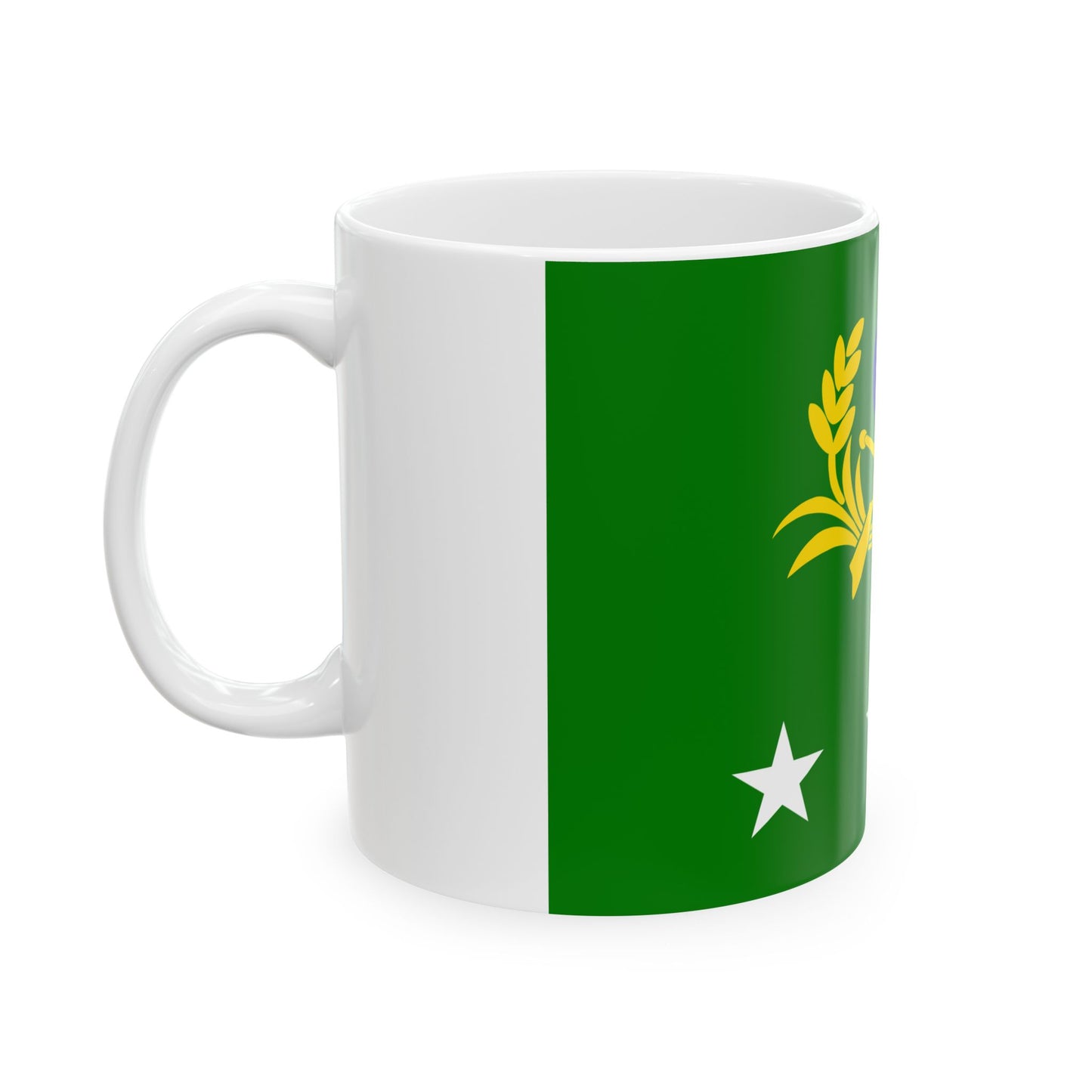 ROCA Generals Flag 1958 (China) White Coffee Mug-Go Mug Yourself
